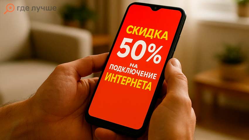 акции и скидки при подключении